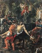 Charles le Brun Martyrdom of St John the Evangelist at Porta Latina oil on canvas